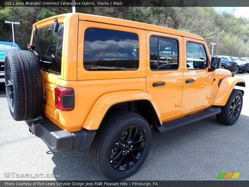 Nacho / Black 2021 Jeep Wrangler Unlimited Sahara 4xe Hybrid