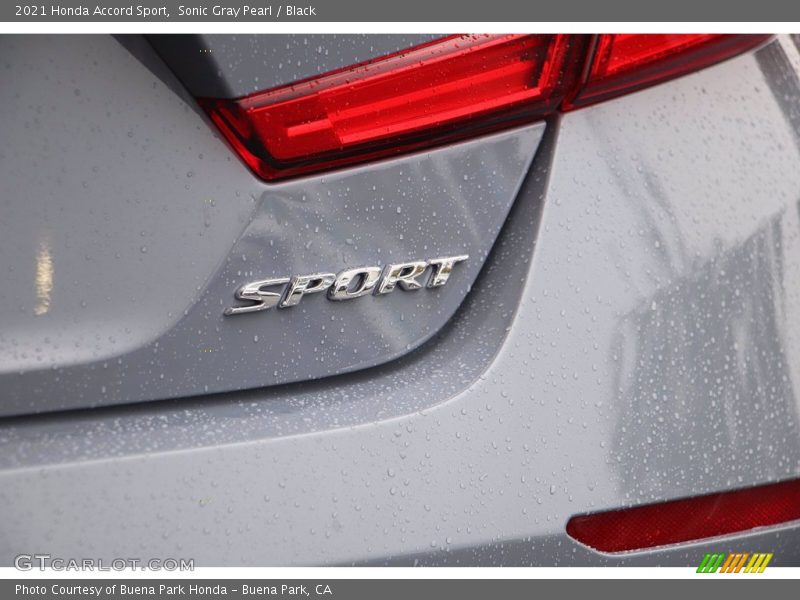 Sonic Gray Pearl / Black 2021 Honda Accord Sport