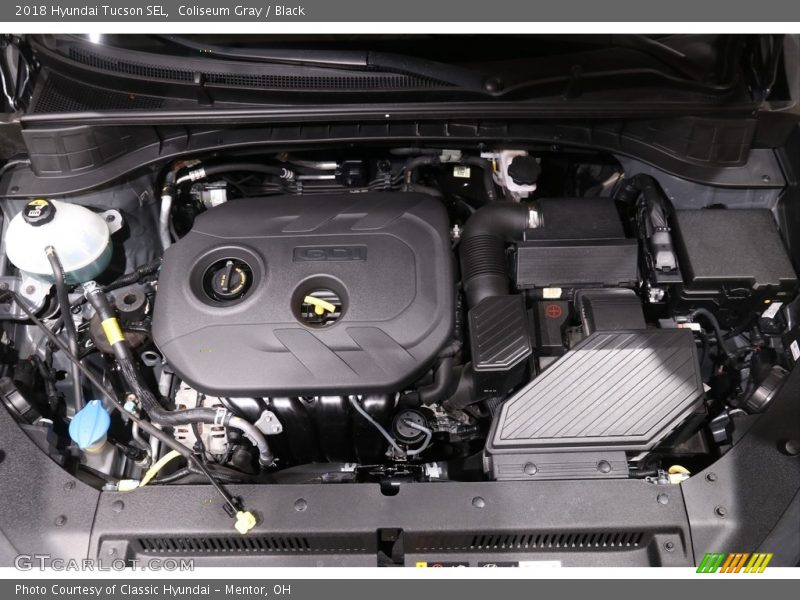 Coliseum Gray / Black 2018 Hyundai Tucson SEL