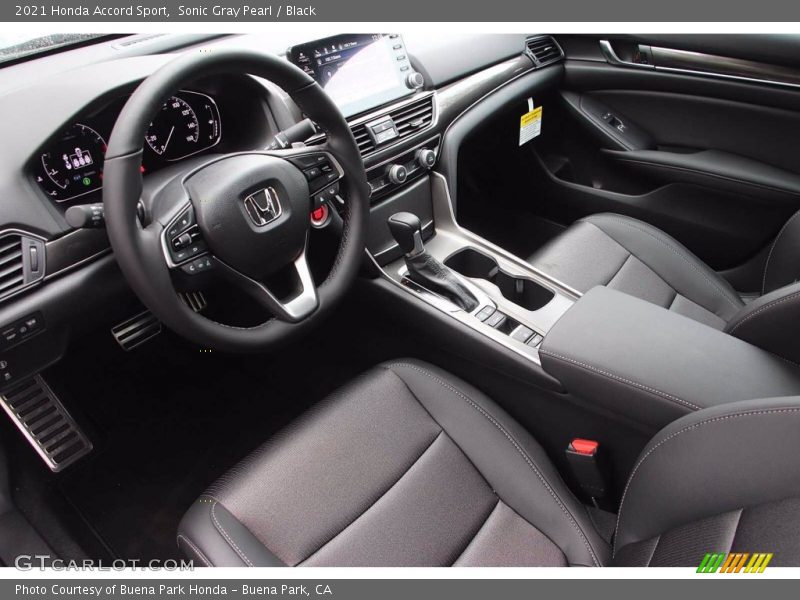 Sonic Gray Pearl / Black 2021 Honda Accord Sport