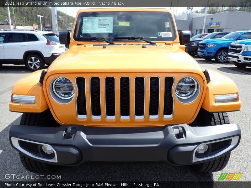 Nacho / Black 2021 Jeep Wrangler Unlimited Sahara 4xe Hybrid