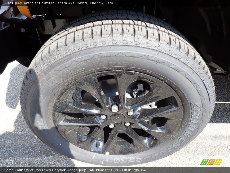 Nacho / Black 2021 Jeep Wrangler Unlimited Sahara 4xe Hybrid