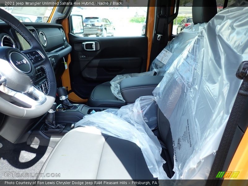 Nacho / Black 2021 Jeep Wrangler Unlimited Sahara 4xe Hybrid
