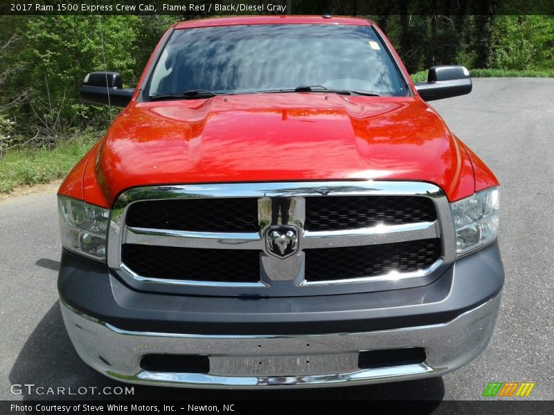 Flame Red / Black/Diesel Gray 2017 Ram 1500 Express Crew Cab