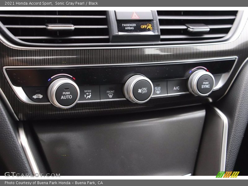 Sonic Gray Pearl / Black 2021 Honda Accord Sport