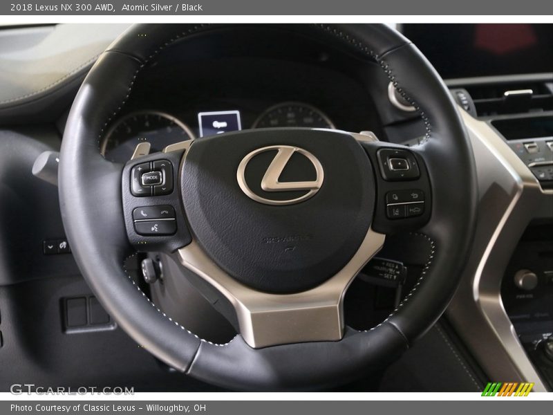 Atomic Silver / Black 2018 Lexus NX 300 AWD