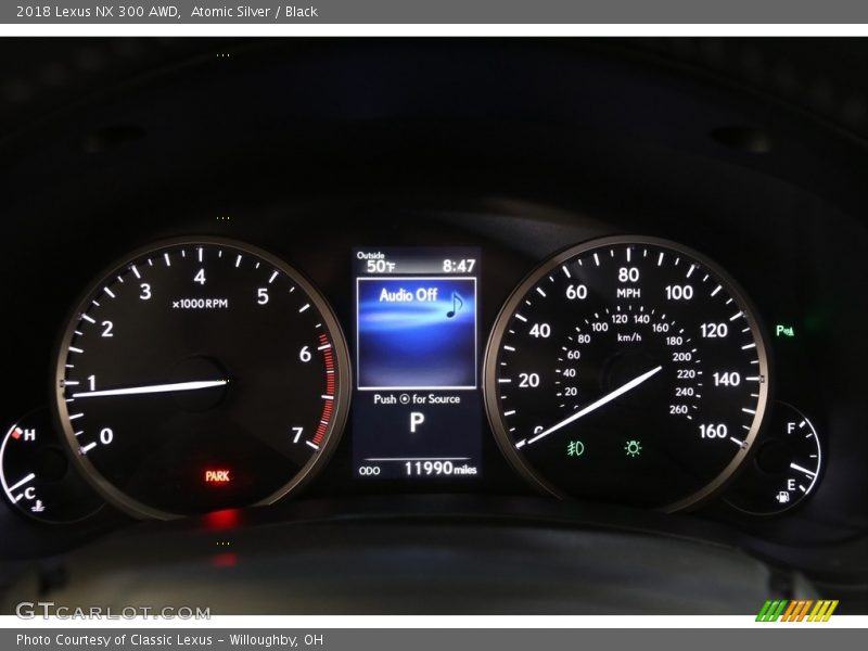 Atomic Silver / Black 2018 Lexus NX 300 AWD