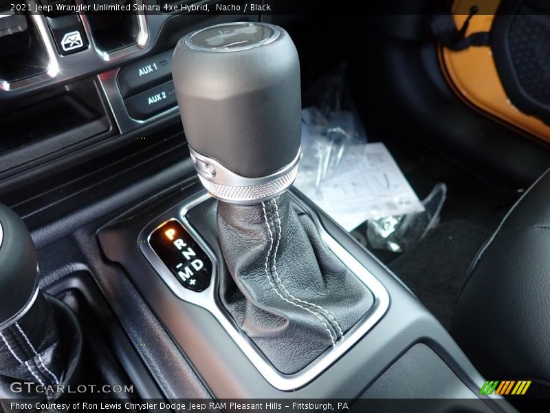  2021 Wrangler Unlimited Sahara 4xe Hybrid 8 Speed Automatic Shifter