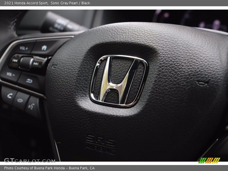 Sonic Gray Pearl / Black 2021 Honda Accord Sport