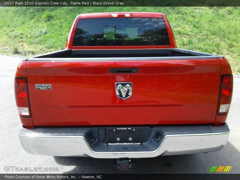 Flame Red / Black/Diesel Gray 2017 Ram 1500 Express Crew Cab