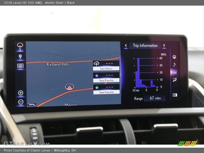 Atomic Silver / Black 2018 Lexus NX 300 AWD