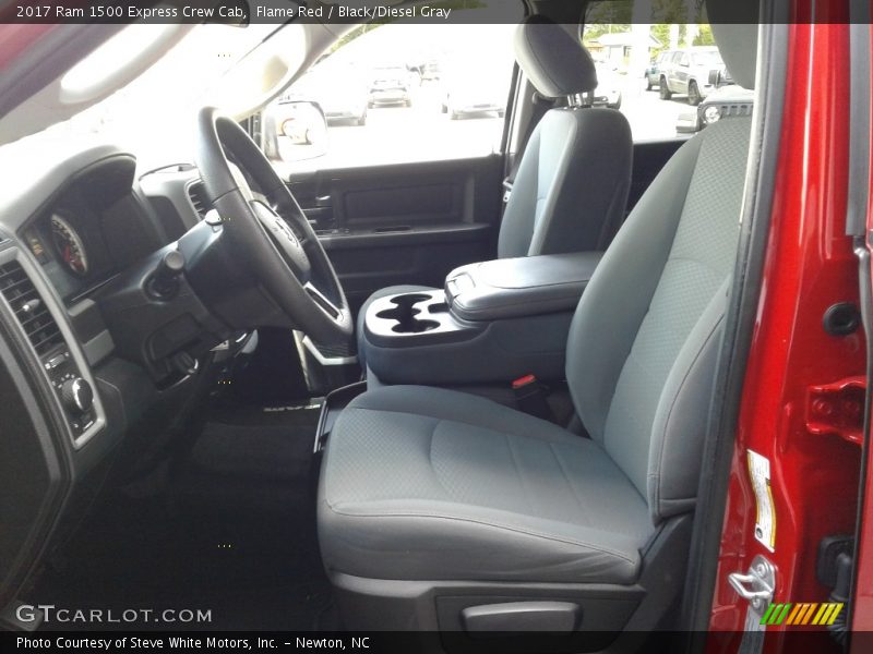 Flame Red / Black/Diesel Gray 2017 Ram 1500 Express Crew Cab