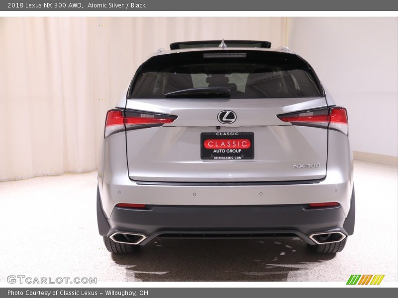 Atomic Silver / Black 2018 Lexus NX 300 AWD