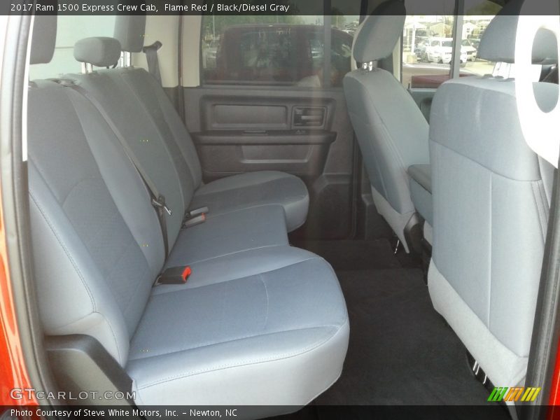 Flame Red / Black/Diesel Gray 2017 Ram 1500 Express Crew Cab