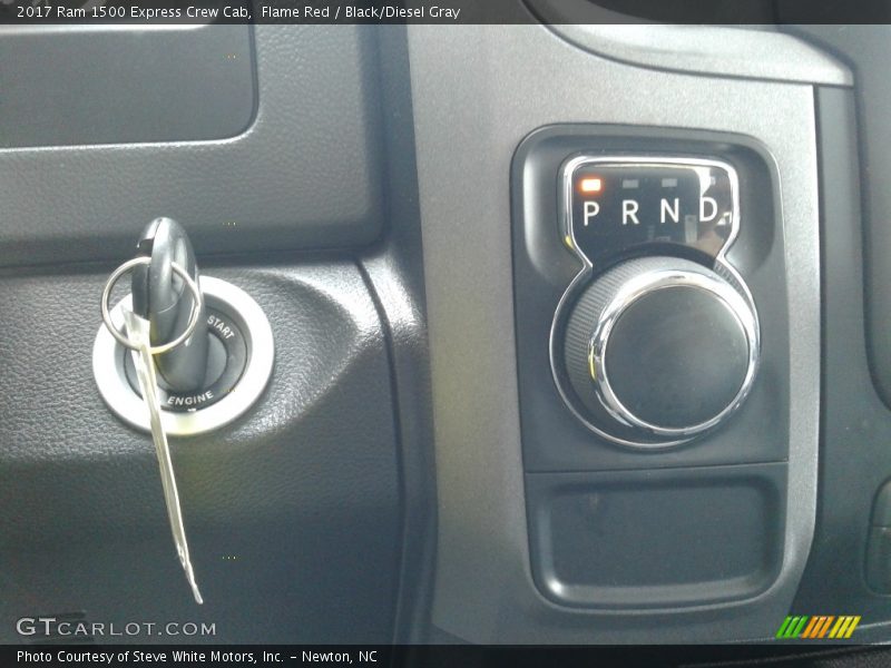 Flame Red / Black/Diesel Gray 2017 Ram 1500 Express Crew Cab