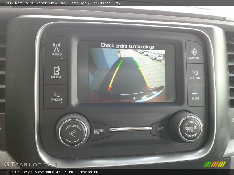 Flame Red / Black/Diesel Gray 2017 Ram 1500 Express Crew Cab