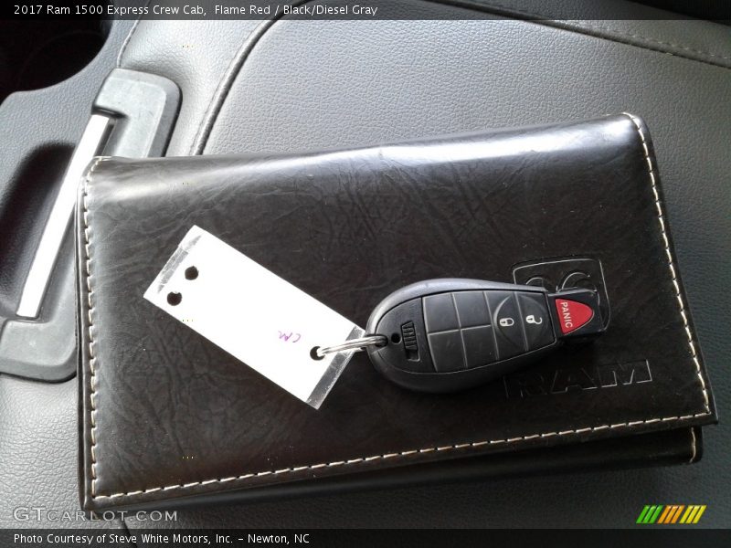 Flame Red / Black/Diesel Gray 2017 Ram 1500 Express Crew Cab