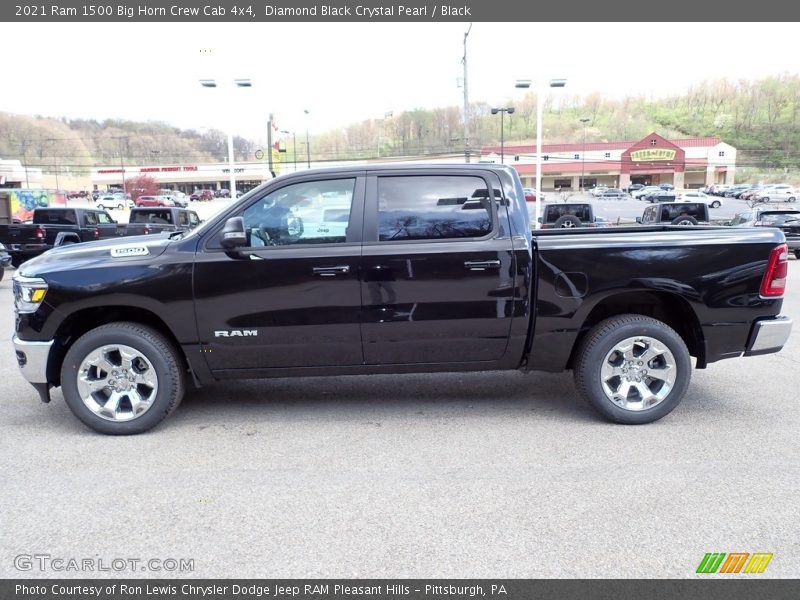 Diamond Black Crystal Pearl / Black 2021 Ram 1500 Big Horn Crew Cab 4x4