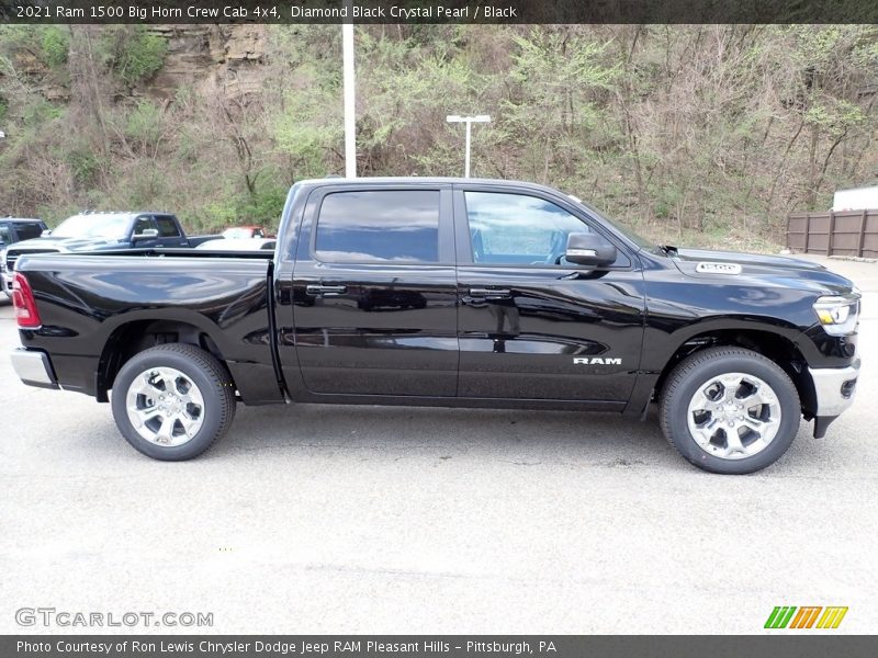 Diamond Black Crystal Pearl / Black 2021 Ram 1500 Big Horn Crew Cab 4x4