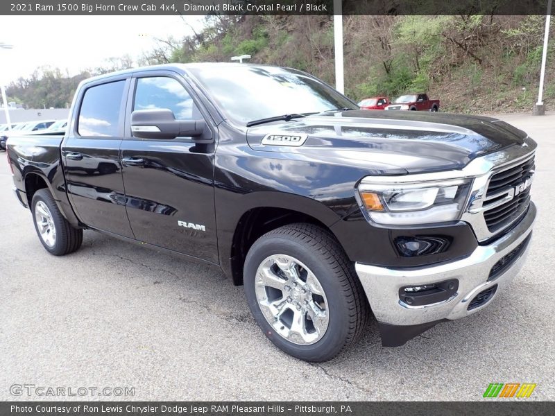 Diamond Black Crystal Pearl / Black 2021 Ram 1500 Big Horn Crew Cab 4x4