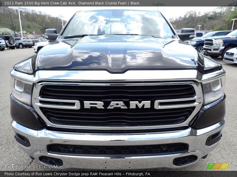 Diamond Black Crystal Pearl / Black 2021 Ram 1500 Big Horn Crew Cab 4x4