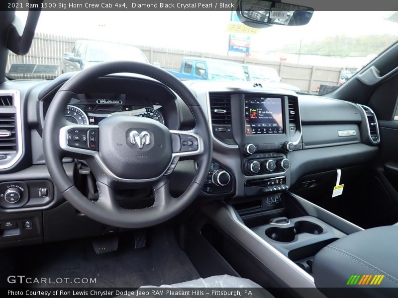 Diamond Black Crystal Pearl / Black 2021 Ram 1500 Big Horn Crew Cab 4x4