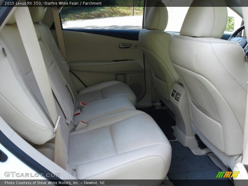 Rear Seat of 2015 RX 350