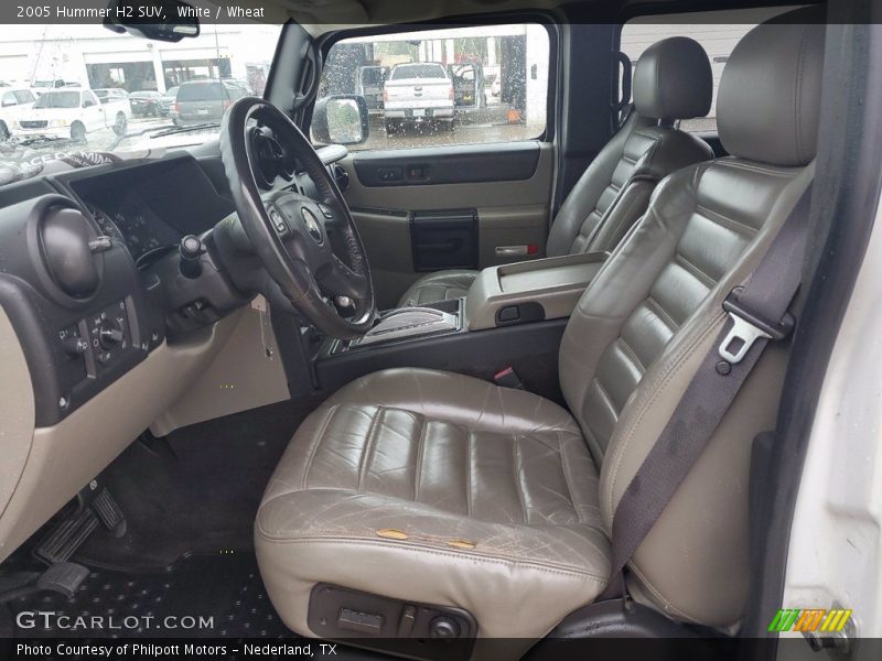 White / Wheat 2005 Hummer H2 SUV