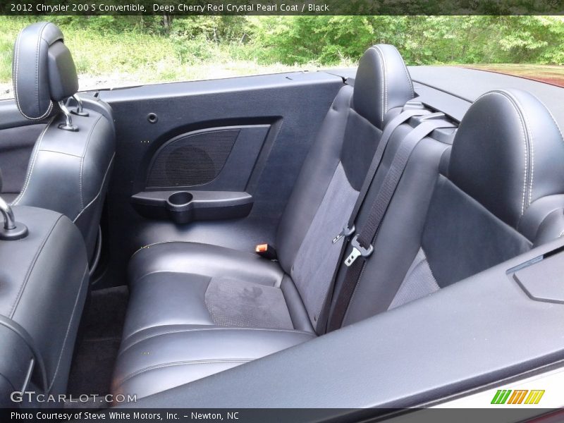 Deep Cherry Red Crystal Pearl Coat / Black 2012 Chrysler 200 S Convertible