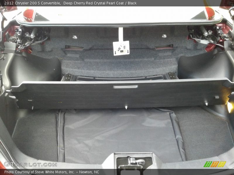 Deep Cherry Red Crystal Pearl Coat / Black 2012 Chrysler 200 S Convertible