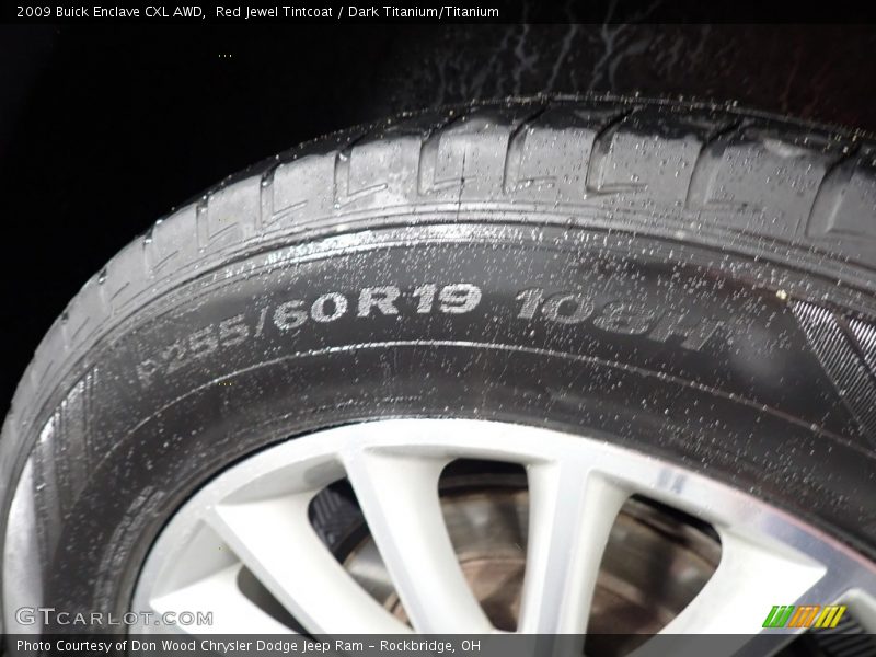 Red Jewel Tintcoat / Dark Titanium/Titanium 2009 Buick Enclave CXL AWD