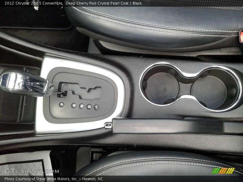 Deep Cherry Red Crystal Pearl Coat / Black 2012 Chrysler 200 S Convertible
