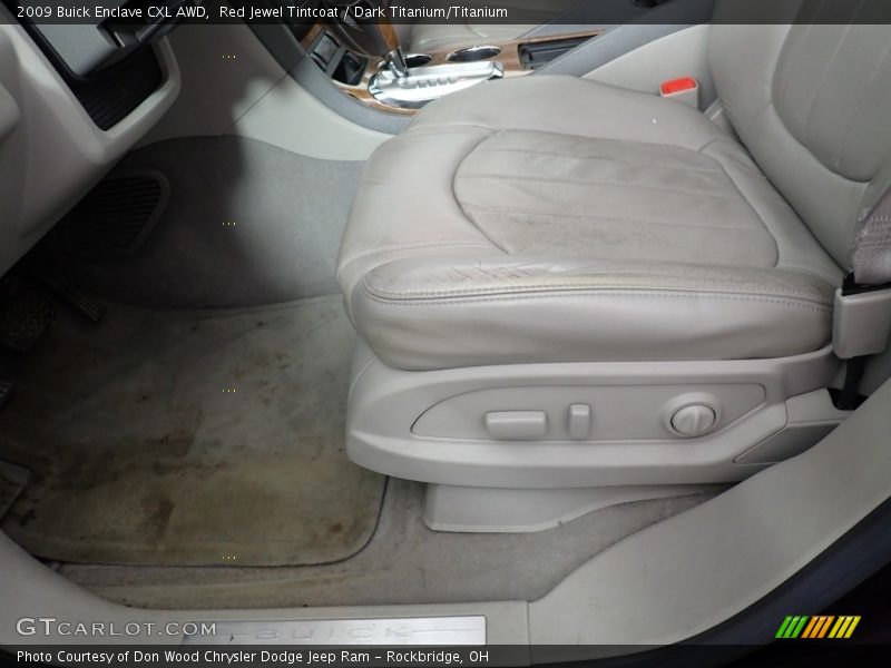 Red Jewel Tintcoat / Dark Titanium/Titanium 2009 Buick Enclave CXL AWD