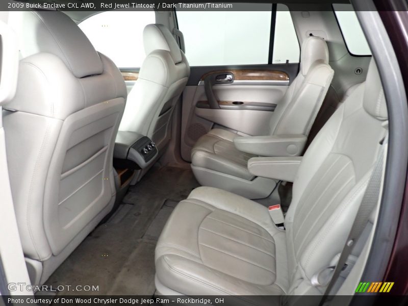 Red Jewel Tintcoat / Dark Titanium/Titanium 2009 Buick Enclave CXL AWD