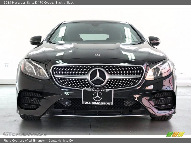 Black / Black 2019 Mercedes-Benz E 450 Coupe
