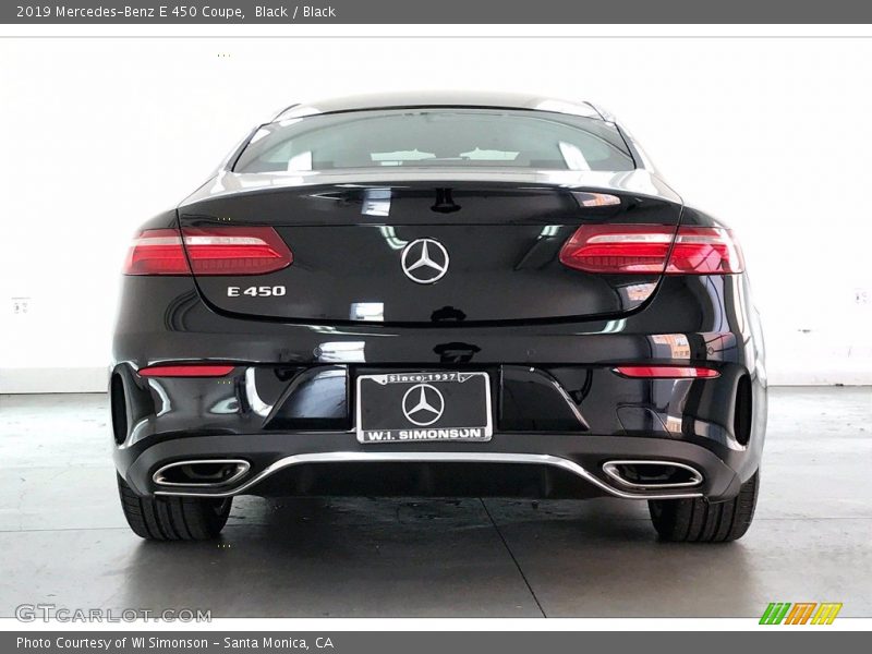 Black / Black 2019 Mercedes-Benz E 450 Coupe