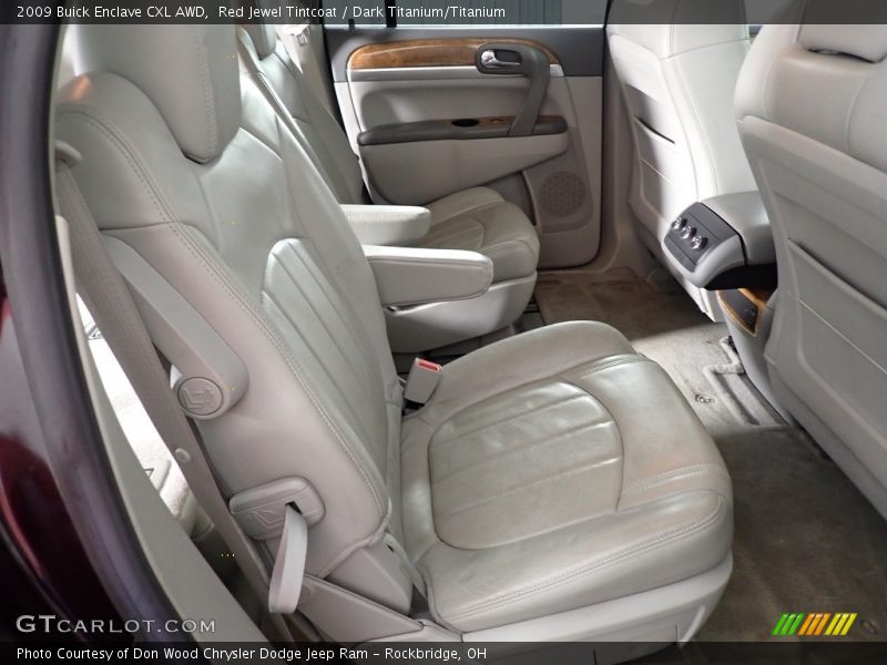 Red Jewel Tintcoat / Dark Titanium/Titanium 2009 Buick Enclave CXL AWD