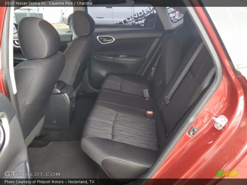 Rear Seat of 2016 Sentra SV