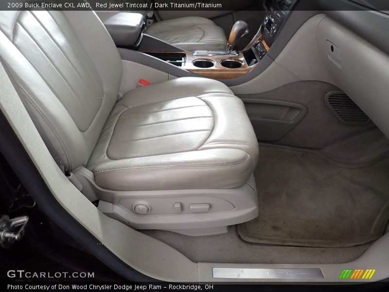 Red Jewel Tintcoat / Dark Titanium/Titanium 2009 Buick Enclave CXL AWD