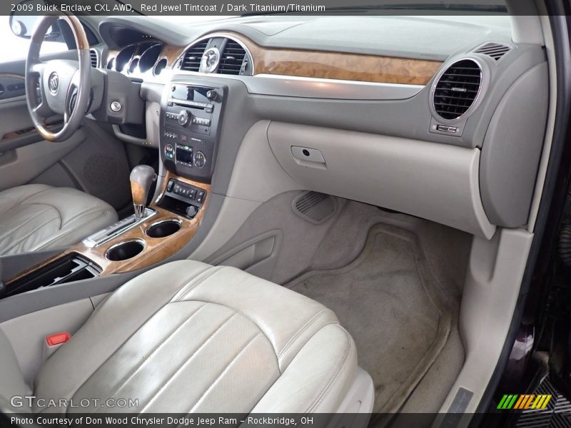 Red Jewel Tintcoat / Dark Titanium/Titanium 2009 Buick Enclave CXL AWD