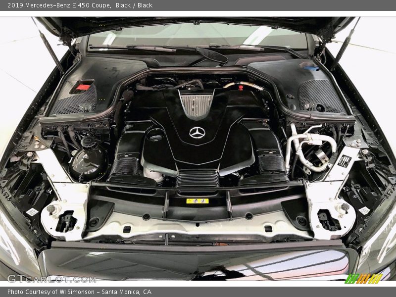 Black / Black 2019 Mercedes-Benz E 450 Coupe