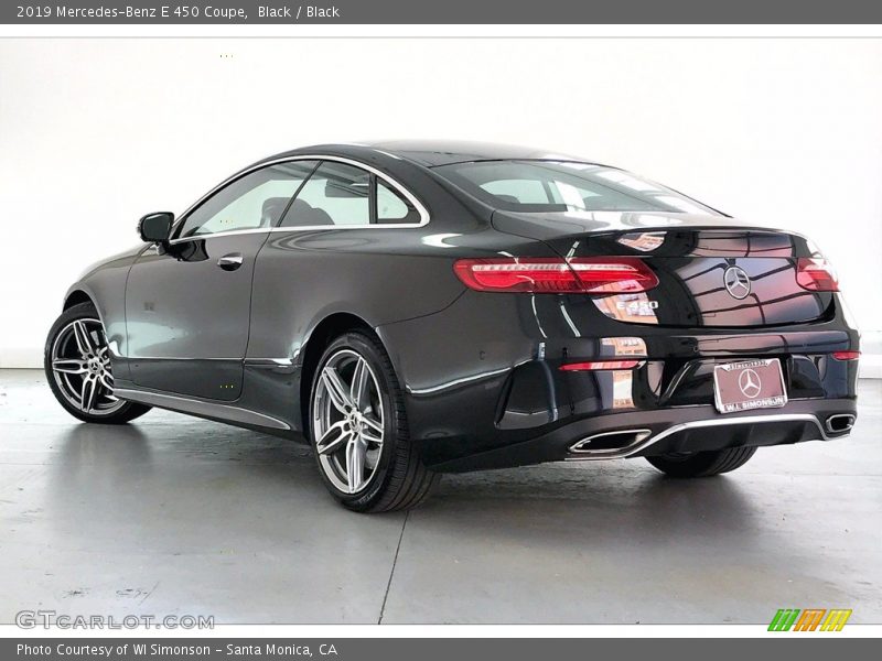 Black / Black 2019 Mercedes-Benz E 450 Coupe