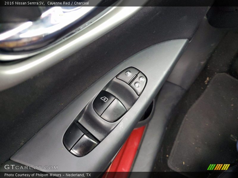 Cayenne Red / Charcoal 2016 Nissan Sentra SV