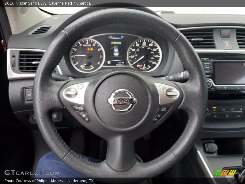  2016 Sentra SV Steering Wheel