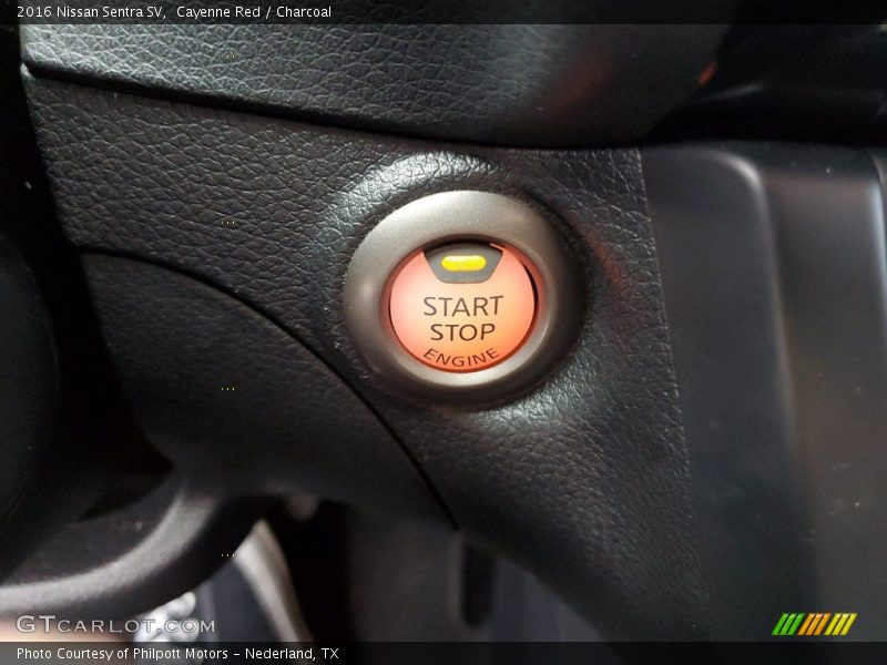 Cayenne Red / Charcoal 2016 Nissan Sentra SV