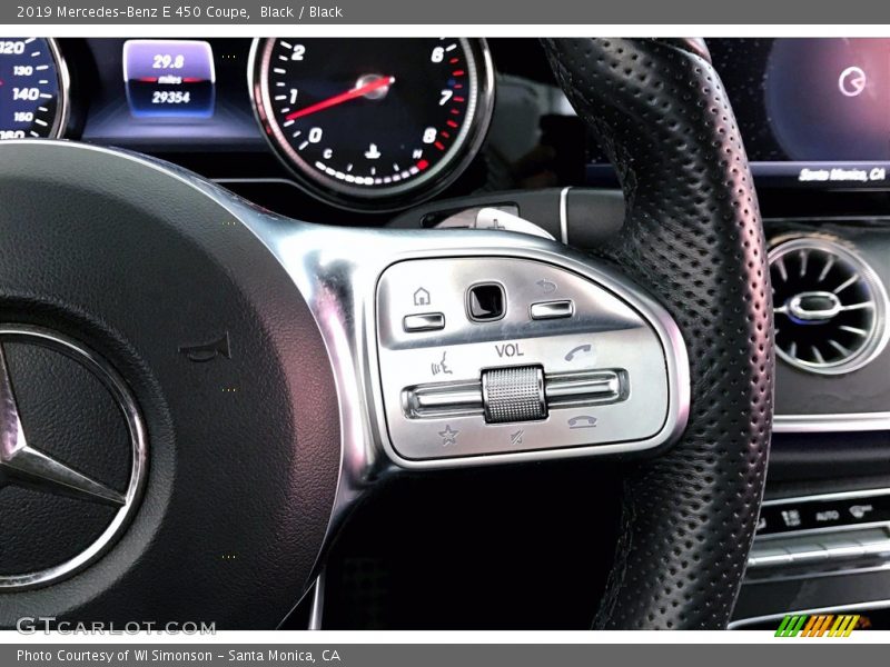 Black / Black 2019 Mercedes-Benz E 450 Coupe