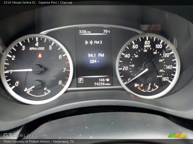 2016 Sentra SV SV Gauges