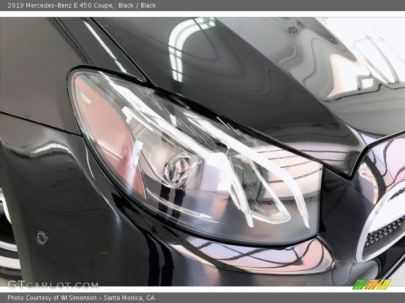 Black / Black 2019 Mercedes-Benz E 450 Coupe