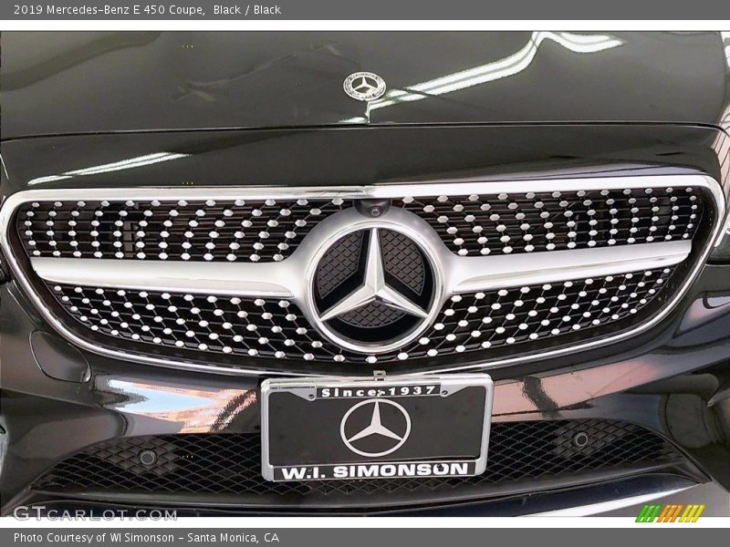 Black / Black 2019 Mercedes-Benz E 450 Coupe