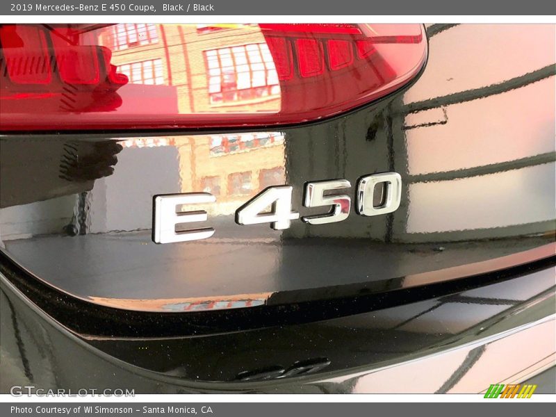 Black / Black 2019 Mercedes-Benz E 450 Coupe